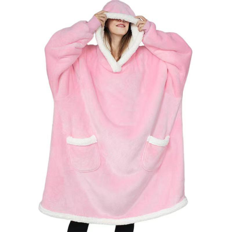 Oversized Hoodie Deken Met Mouwen!