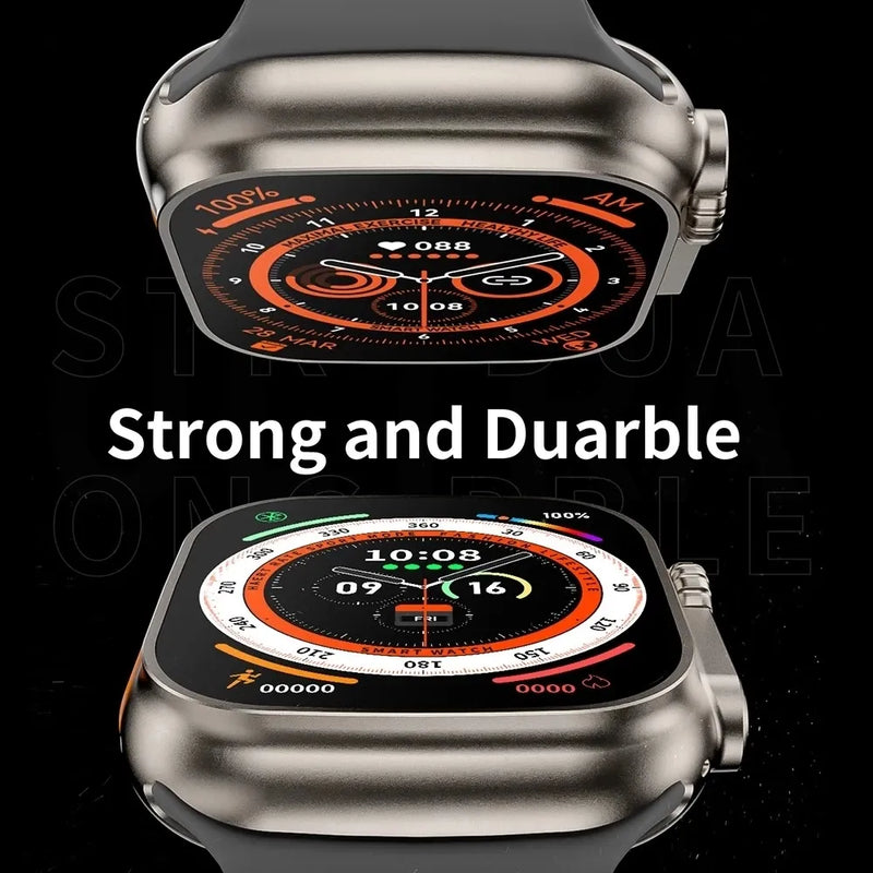 Ultra Smartwatch - serie 8 - voor Iphone & Android - 2 bandjes inbegrepen